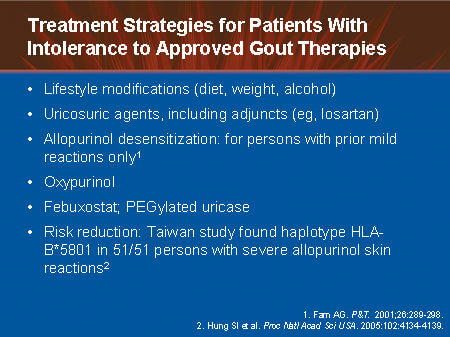Strategies for Allopurinol Intolerance media